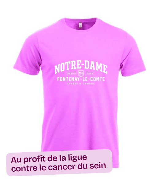 T-shirt Rose Coupe cintrée
