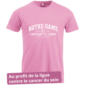 T-shirt Rose Coupe cintrée