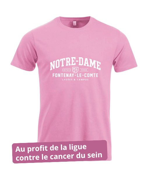 T-shirt Rose Coupe cintrée