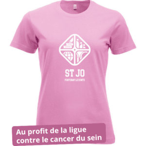 T-shirt rose coupe cintrée